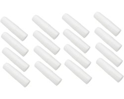 ABOOFAN 48 Pieces Sheet bed blanket fasteners grippers clips duvet bed mattress bed suspenders gripper holder straps non slip clips fixed buckles for hotel Clamp Bedding sheet clip white