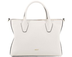 abro Leren Handtas Schoudertas Leather Tekla Handbag X-Bag Beige