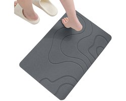 Absorberende stenen badmat, Toiletdeur antislip mat, Waterabsorptie douche mat, Diatomiet stenen badmat, Sneldrogende douche mat, antislip badmat voor badkamer, Wasbaar deurmat voor ingang