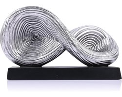 Abstract Art Sculpture - Infinity Loop Symbol - Decoratieve Beeldjes voor Woondecoratie - Moderne Accenten voor Koffietafel en Entree