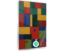 Abstract kleurrijk poster - Modern wanddecoratie - Poster kleurrijk - Wanddecoratie modern - Poster woonkamer - Kantoor decoratie - 60 x 90 cm