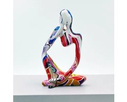 Abstract Resin Beeld – Moderne Europese Woondecoratie – Kunst Sculptuur voor Woonkamer & Kantoor