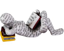 Abstracte Leesfiguur Decoratie voor Boekenplank en Interieur