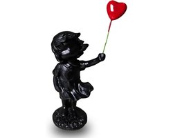 Abstracte Tafelsculptuur Zwart - Moderne Woondecoratie voor Woonkamer en Eettafel