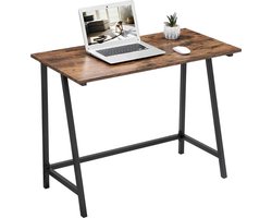 ACAZA Bureau - Computertafel - Vintage Bruin - 100 x 50 x 75 cm (L x B x H) - Laptoptafel - Computer Tafel