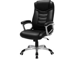 ACAZA Bureaustoel - Ergonomische Bureaustoel - Zwart - Tot 150 kg - Gaming Stoel - Gamestoel - Bureaustoelen voor Volwassenen - Office Chair - Bureau Stoel - NEN-EN 1335 getest en gekeurd