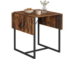 ACAZA Eettafel - Plooitafel - Inklapbare Tafel - Vouwtafel - Eettafel Inklapbaar - 3 Standen - Ruimtebesparend - Stevige Tafel voor Kleine Ruimte/Kot/Appartement
