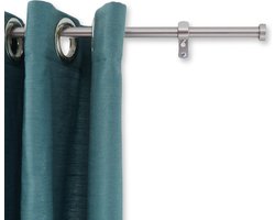 ACAZA Gordijnroede - Gordijnrail - Gordijnroede uitschuifbaar - Gordijnstang 90-170 cm - Zilver