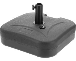 ACAZA Parasolvoet - Tot 24 kg - Zwart - Voor Stokparasols 38/48 mm - Parasolvoet BASIC - Parasoltegels - Parasol Voet - Parasolvoeten