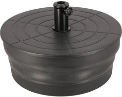 ACAZA Parasolvoet - Tot 48 kg - Zwart - Voor Stokparasols 38/48 mm - Parasolvoet PREMIUM - Parasoltegels - Parasol Voet - Parasolvoeten