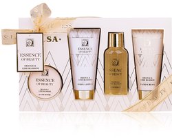Accentra - Essence of Beauty - Wellness Verwenpakket Vrouw Orange & Lime - Geschenkset Vrouwen - Giftset bath rituals - Verjaardag Cadeau Vrouw, Moeder, Mama, Zus, Vriendin, Oma, Juf - Cadeaupakket voor haar - Valentijn Cadeautje voor haar