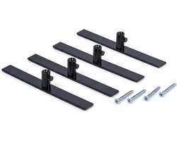 Accessoires KitchenAid planetaria, haken voor organizer onder kasten, garde, deeghaken, ruimtebesparende oplossing voor de keuken, zwart