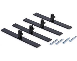 Accessoires KitchenAid planetaria, haken voor organizer onder kasten, garde, deeghaken, ruimtebesparende oplossing voor de keuken, zwart