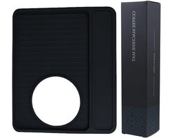 Accessoires voor Koffiezetapparaat - Siliconen Mat 235 mm x 280 mm - Geschikt voor Sage/Breville 870/880 - Zwarte Mat - Cadeau voor koffieliefhebbers - Handig accessoire