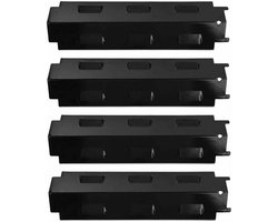Accessoires voor radiatoren van 37 cm, compatibel met Char-Broil, Campingaz Fire Mountain CCLIFE LANDMANN en de meeste modellen barbecues met vlammen. Vervangende keramische stalen verwarmingsplaten - set van vier