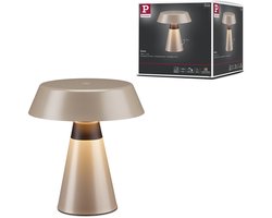 Acculamp Lirox IP44 dimbaar White Switch Champagne, Zwart