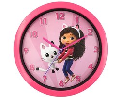 Accutime wandklok Gabby's Dollhouse - kinderdecoratie multicolor.