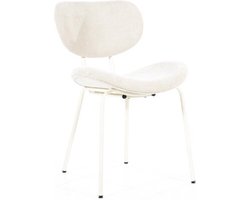 ACE Eetkamerstoel - 50 x 61 x 80 cm - Beige - 1 stuk