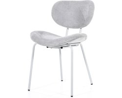 ACE Eetkamerstoel - Grijs - 50 x 61 x 80 cm