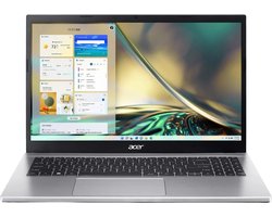 Acer Aspire 3 A315-44P-R45Z AMD Ryzen™ 7 5700U Laptop 39,6 cm (15.6") Full HD 16 GB DDR4-SDRAM 1 TB SSD Wi-Fi 6 (802.11ax) Windows 11 Home Zilver