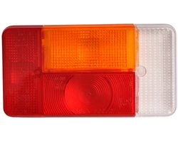 achterlicht kap rechts met achteruitrijlicht - radex 5001s - achterlamp kap - verlichtingskap - achterlichtglas