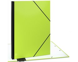 ACROPAQ Tekenmap A2 - 52 x 72 cm, XXL Groot, met Elastieken, Anijsgroen