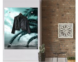 Acrylglas Wandkapstok met Haken – California Design & Palmbomen