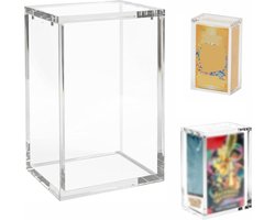Acrylvitrine Voor Standaard Boosterbundel - Stofdichte En Stapelbare Opvangbak - Transparant Acryl Displaydoos