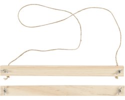ACTIE: Poster hanger | Grenen | A4 25 x 2 cm | 1 set