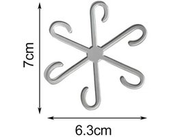 Actie4you® - Planten houder - Bladvormige Plantenstandaard met Plantengroei – Steel houder – Planten versteviger – Planten organizer – Plant Support - Voor kleine Jonge planten - 7CMx6CM