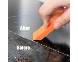 Actie4you® - Schoonmaak Gum - Kalkaanslag Verwijderraar - Rubber Blok - Verwijder Roest - Reinig Uw Glas, Pannen, Kranen, Spiegels, Bad, Douche in de Keuken en/of Badkamer – Universeel – Kalk verwijderen