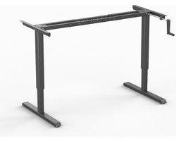 Actiforce - Stand desk - SteelForce 210 - Hand crank - Only frame black - ShopVlot