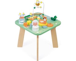 Activiteiten Tafel - Speeltafel met 7 Activiteiten - Leerzame Activiteiten Tafel voor Kinderen - 92 x 92 x 136cm - Groen