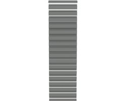 ACXIN Zebra Rollo Klemmfix - Zonder Boren - Lichtdoorlatend en Verduisterend - 60x220cm Grijs