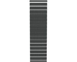 ACXIN Zebra Rollo Klemmfix - Zonder Boren - Lichtdoorlatend en Verduisterend - 60x220cm Zwart