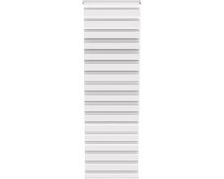 ACXIN Zebra Rollo Klemmfix - Zonder Boren - Lichtdoorlatend en Verduisterend - 70x220cm Wit