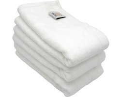 ADA® - Bamboe handdoek - 40cmX76cm - Wit - 3 stuks