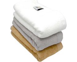 ADA® - Bamboe handdoek – 40x76cm - Kleur mix set - 3 stuks