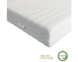 Ada Sleep® Koudschuim matras 80x200 cm - 20 cm ventilerend - hypoallergeen - wasbare hoes - CertiPUR® en Okoetex gecertificeerd - Ergonomische ondersteuning