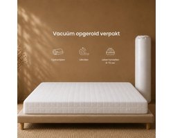 Ada Sleep Premium Matras 80x200 – 14 cm – Aircell Koudschuim Matras - Orthopedisch - Afritsbaar en wasbaar hoes - Anti-Allergisch - Gemiddelde Stevigheid - CertiPUR® en Okoetex gecertificeerd