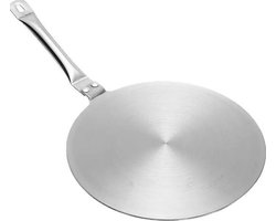 Adapter RVS inductie adapterplaat 24 cm - Kookplaat beschermer/adapter