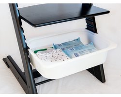 Adapter voor Tripp Trapp kinderstoel en Ikea Trofast opbergbak - Zwart - Exclusief opbergbak