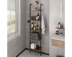 adderrek, staand rek, voor woonkamer, slaapkamer, thuiskantoor, stijlvol design - boxes, shelves, bookcase L-44cm x B-28cm x H-181cm