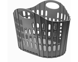 Addis - Opvouwbare / inklapbare wasmand - ruimte besparend - 38 liter - grijs