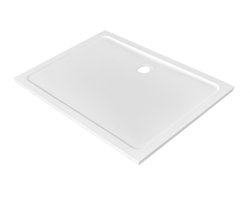 Adema Dawn douchebak - 120x90x4cm - rechthoek SMC - glans wit