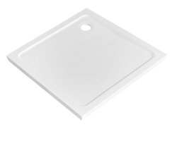 Adema Dawn douchebak - 90x90x4cm - vierkant SMC - glans wit