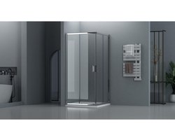 Adema Dawn Douchecabine - 90x90x185cm - vierkant - chroom