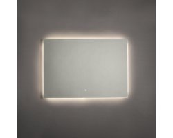 Adema Squared spiegel – Badkamerspiegel – Met verlichting – 100x70 cm</