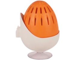 Ademende Beker met Zuignap voor Wasei - Perfecte Houder voor Veiligheid en Ventilatie - 10x8x8 cm - Wit