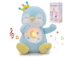 Ademhalend Pluche Nachtlampje met Muziek - Knuffeldier voor Baby's en Peuters